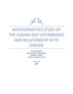 Bioinformatics Study of the Human Gut Microbiome and Relationship with Disease